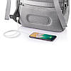 Рюкзак протикрадій XD Design Bobby Soft 15,6" 13-16р c RFID-захистом і USB-портом (Сірий), фото 3