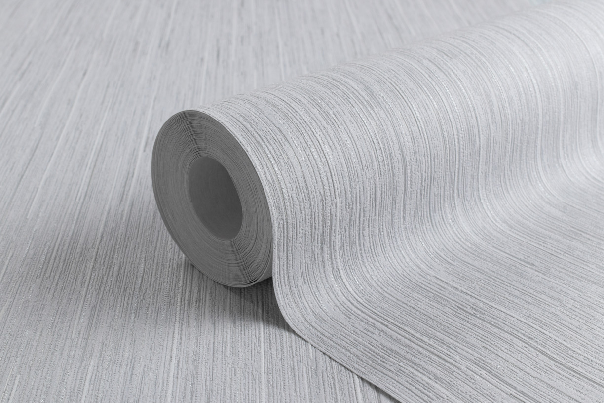 Флізелінові шпалери сірі однотонні, метрові шпалери в спальню Vinil LS Аміна ДХН-1494/5 (1,06 х10,05м), фото 1