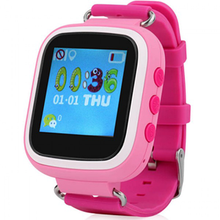 Дитячі розумні годинники Smart Baby Watch Q80 Рожеві