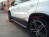 Пороги боковые оригинал на VolksWagen Tiguan 2008-11+