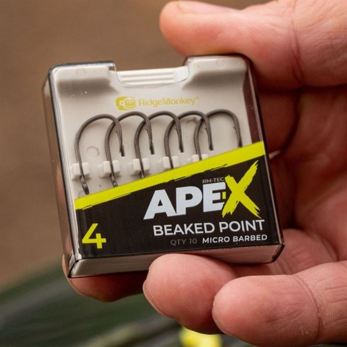 Крючки Ridge Monkey Ape-X Beaked Point size 4, фото 1