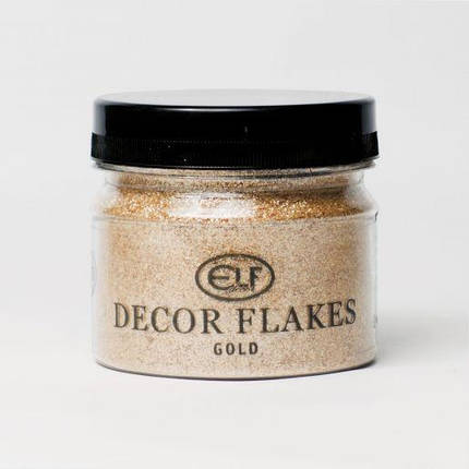 Натуральна слюда Elf Decor Flakes Gold 50г, фото 1