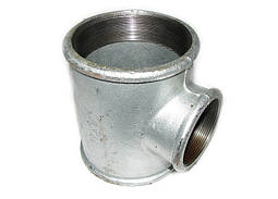 Трійник редукційний оцинкований 4" x 2 1/2" ВВВ Hydro-T