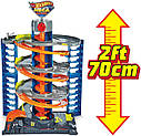 Автотрек Хот Вілс Мегагараж для машинок Hot Wheels Mega Garage GTT95, фото 3