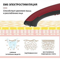 Мікрострумовий EMS масажер для обличчя Doctor-101 + RF ліфтинг + світлотерапія для ліфтингу і омолодження шкіри, фото 9