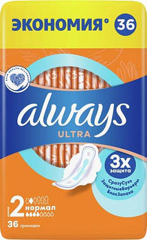 Гігієнічні прокладки Always Ultra Normal 36 шт.
