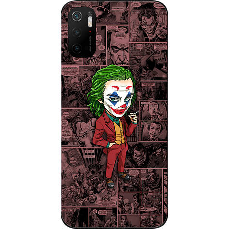 Бампер силіконовий для Xiaomi Poco M3 Pro з малюнком Джокер, фото 1