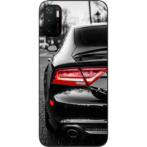 Бампер силіконовий для Xiaomi Poco M3 Pro з малюнком Машина, фото 1