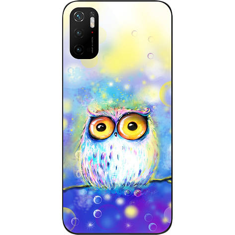 Бампер силіконовий для Xiaomi Poco M3 Pro з малюнком Сова, фото 1