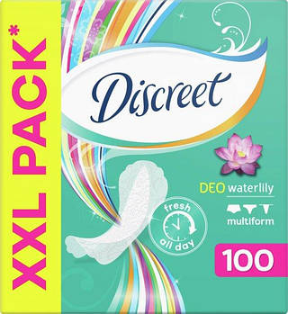 Щоденні прокладки Discreet Deo Water lily Multiform 100 шт.