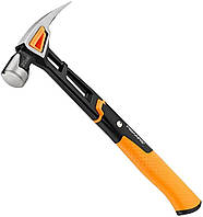 Универсальный Молоток - гвоздодер общего назначения Fiskars "IsoCore" (XL) 20oz/15.5" (1020215) Сталь