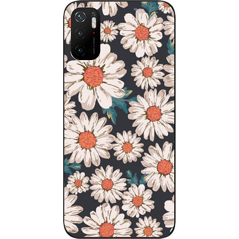Силіконовий бампер для Xiaomi Poco M3 Pro з зображенням Ромашки, фото 1