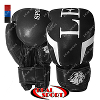 Перчатки боксерские 12oz Lev Sport LV-0208 Черный