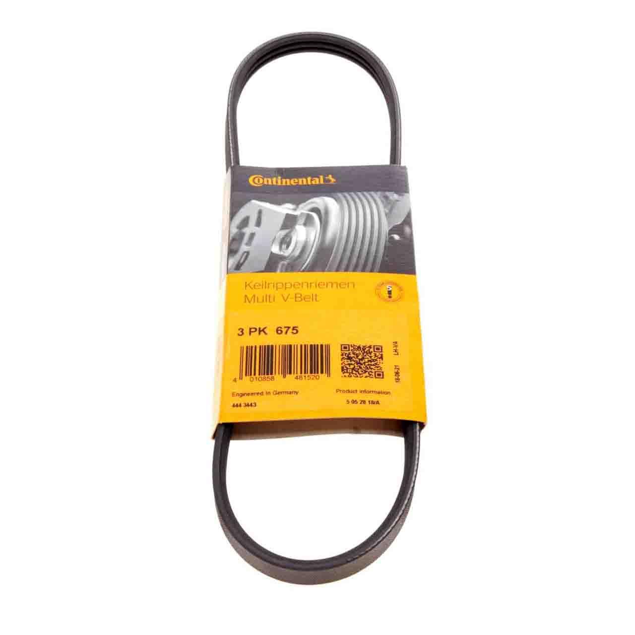 Ремінь 3PK675 Contitech (Німеччина) генератора поліклинові | многоручейковый 3РК 675