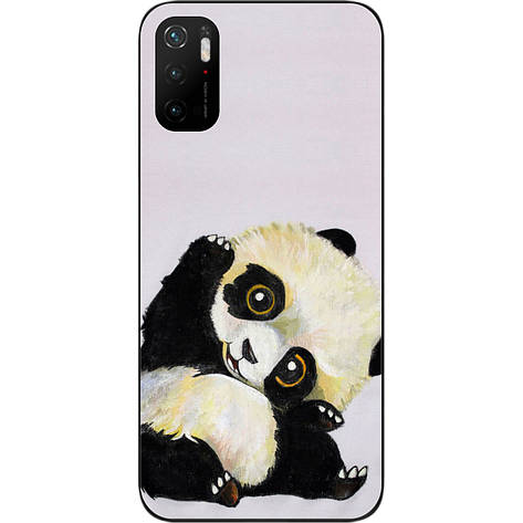 Оригінальний чохол для Xiaomi Poco M3 Pro з картинкою Пандочка, фото 1