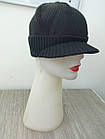 Шапка унісекс вовняна з козирком ELEMENT чорна 30032825, фото 8