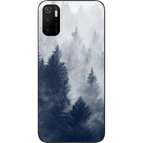 Чохол силіконовий для Xiaomi Poco M3 Pro з картинкою Ліс, фото 1