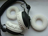 Амбушюри (подушки) білі для навушників Sennheiser HD25 HD25-II HD25C-II, фото 5
