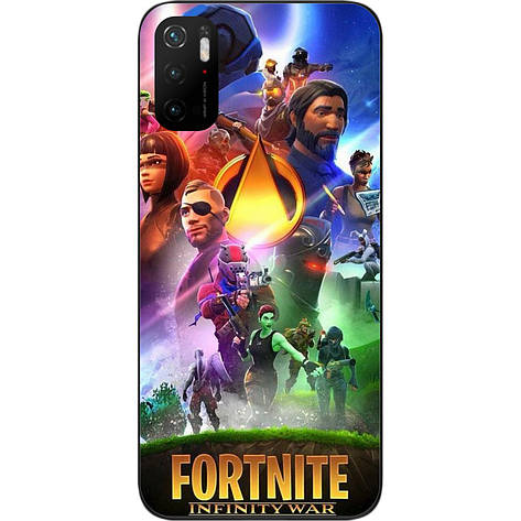 Силіконовий чохол для Xiaomi Poco M3 Pro з картинкою Фортнайт, фото 1