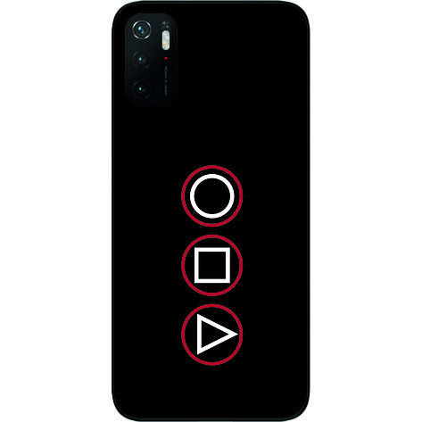 Силіконовий чохол для Xiaomi Poco M3 Pro з картинкою Гра в кальмара Логотип, фото 1