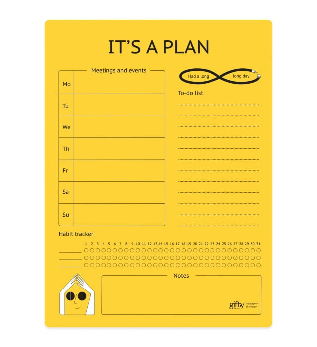 Магнітний планер it's a plan Gifty