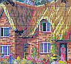 Набір для вишивання за нанесеною на канву схемою "Life in countryside ".AIDA 14CT printed , 47*36 см, фото 6