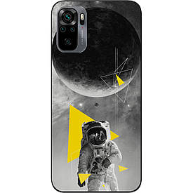 Чохол силіконовий для Xiaomi Redmi Note 10S з картинкою Астронавт