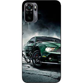 Бампер силіконовий для Xiaomi Redmi Note 10S з малюнком Мустанг