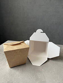 Упаковка для локшини крафт 500 мл Паста - Бокс