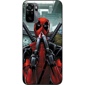 Силіконовий чохол для Xiaomi Redmi Note 10S з картинкою Дэдпул