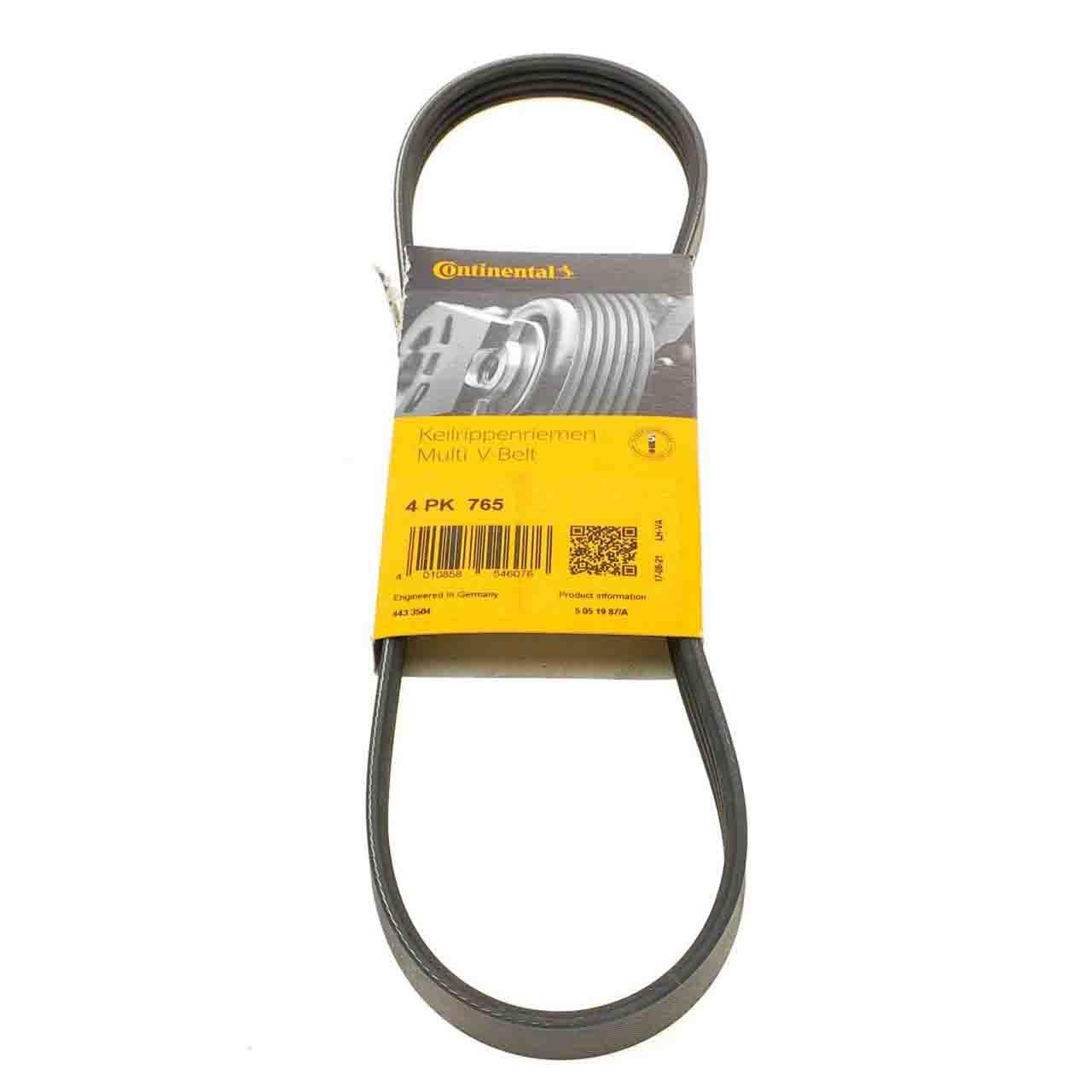 Ремінь 4PK765 Contitech (Німеччина) генератора поліклинові | многоручейковый 4РК 765