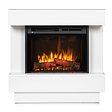 Електрокамін з порталом, камінокомплект Avalone білий матовий, фото 2