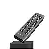 USB hub Acasis H037 на 20 USB-портів (Сірий), фото 3