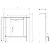 Електрокамін Aflamo Simple Beton 60 3D Classic, фото 4