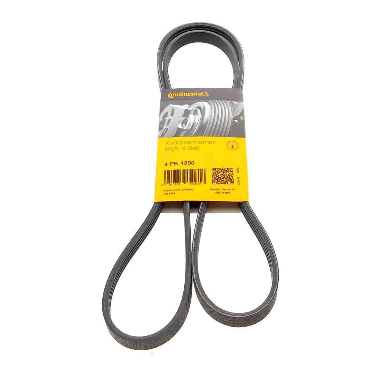 Ремінь 4PK1590 Contitech (Німеччина) генератора поліклинові | многоручейковый 4РК 1590