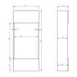 Електрокамін Aflamo Slim White, фото 3