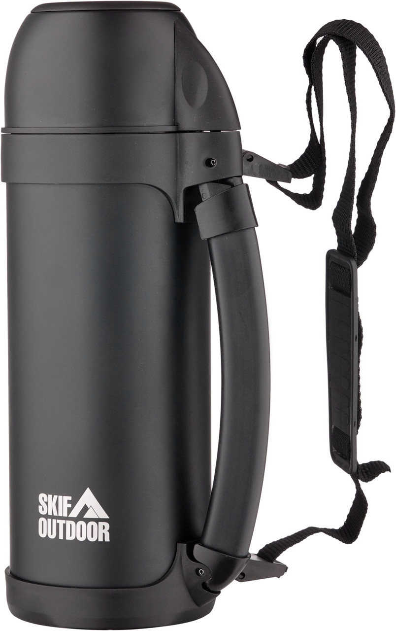 Термос SKIF Outdoor Traveller Black 1.5L Термос класичний термос Skif Outdoor термос з нержавіючої сталі