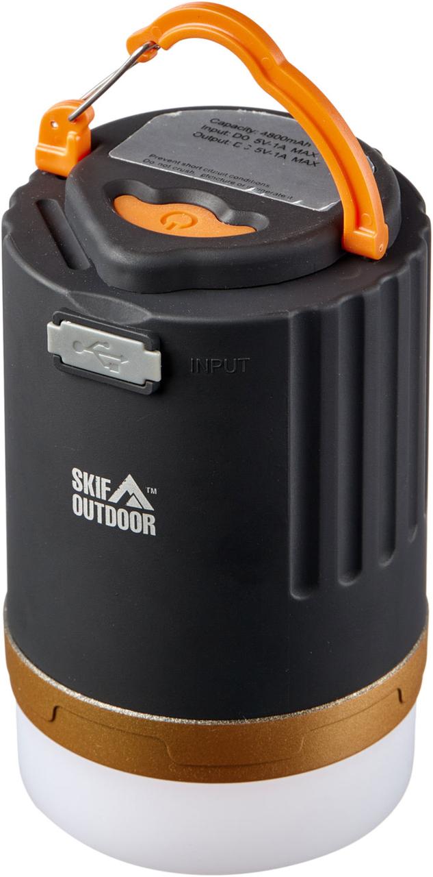 Ліхтар кемпінговий SKIF Outdoor Light Drop Max Black / Orange Компактний ліхтар Skif Outdoor з пультом