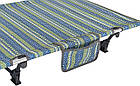 Ліжко розкладне SKIF Outdoor Asket Кемпінгове ліжко SKIF Outdoor Ліжко похідне сталеве, фото 2