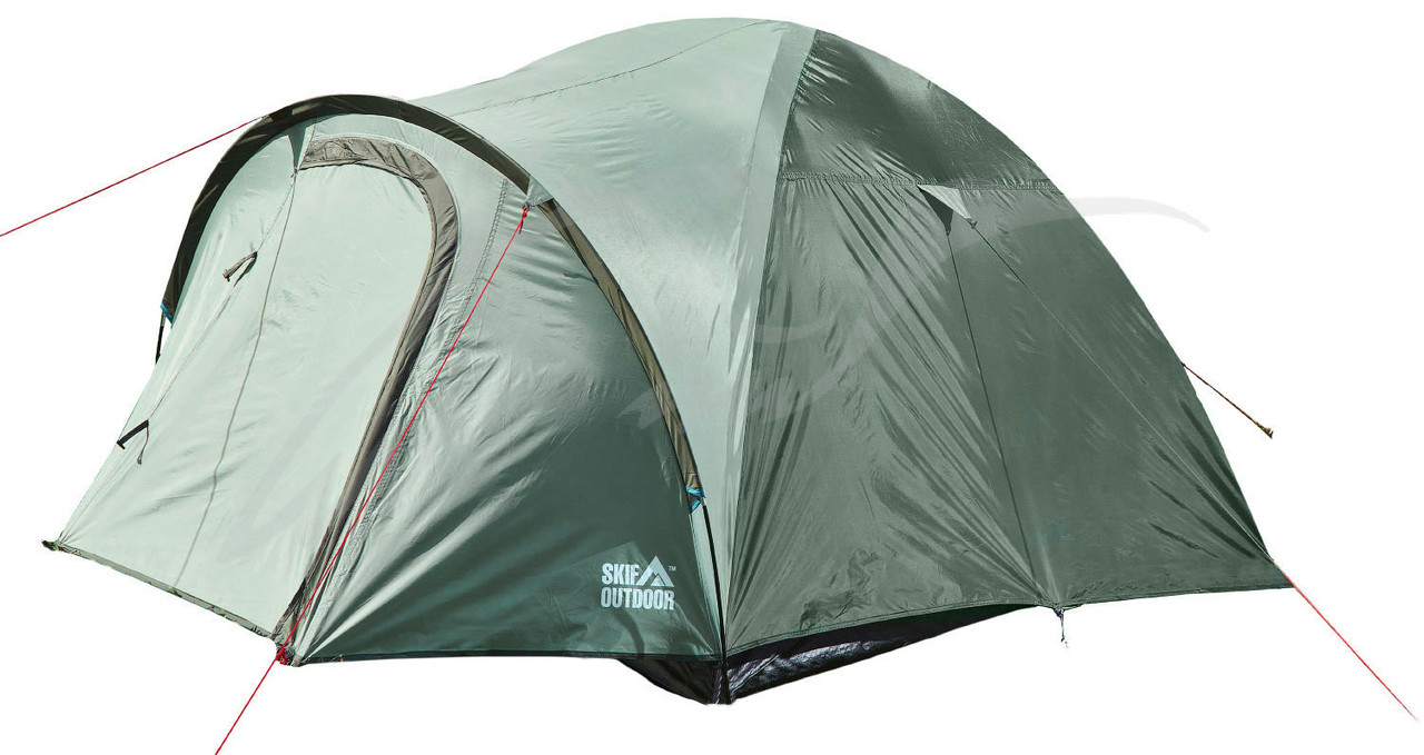 Намет Skif Outdoor Tendra 210x180 см Кемпінговий намет 3-х місцевий Намет Skif Outdoor Tendra зелений