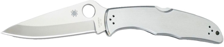 Ніж Spyderco Endura 4 Stainless Steel Складаний ніж Spyderco Ніж складаний кишеньковий Endura 4 Stainless Steel