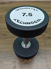 Гантель 7.5 кг цільна поліуретанова TECHNOGYM, фото 4