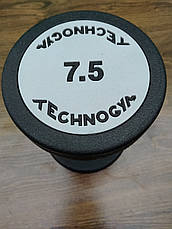 Гантель 7.5 кг цільна поліуретанова TECHNOGYM, фото 5