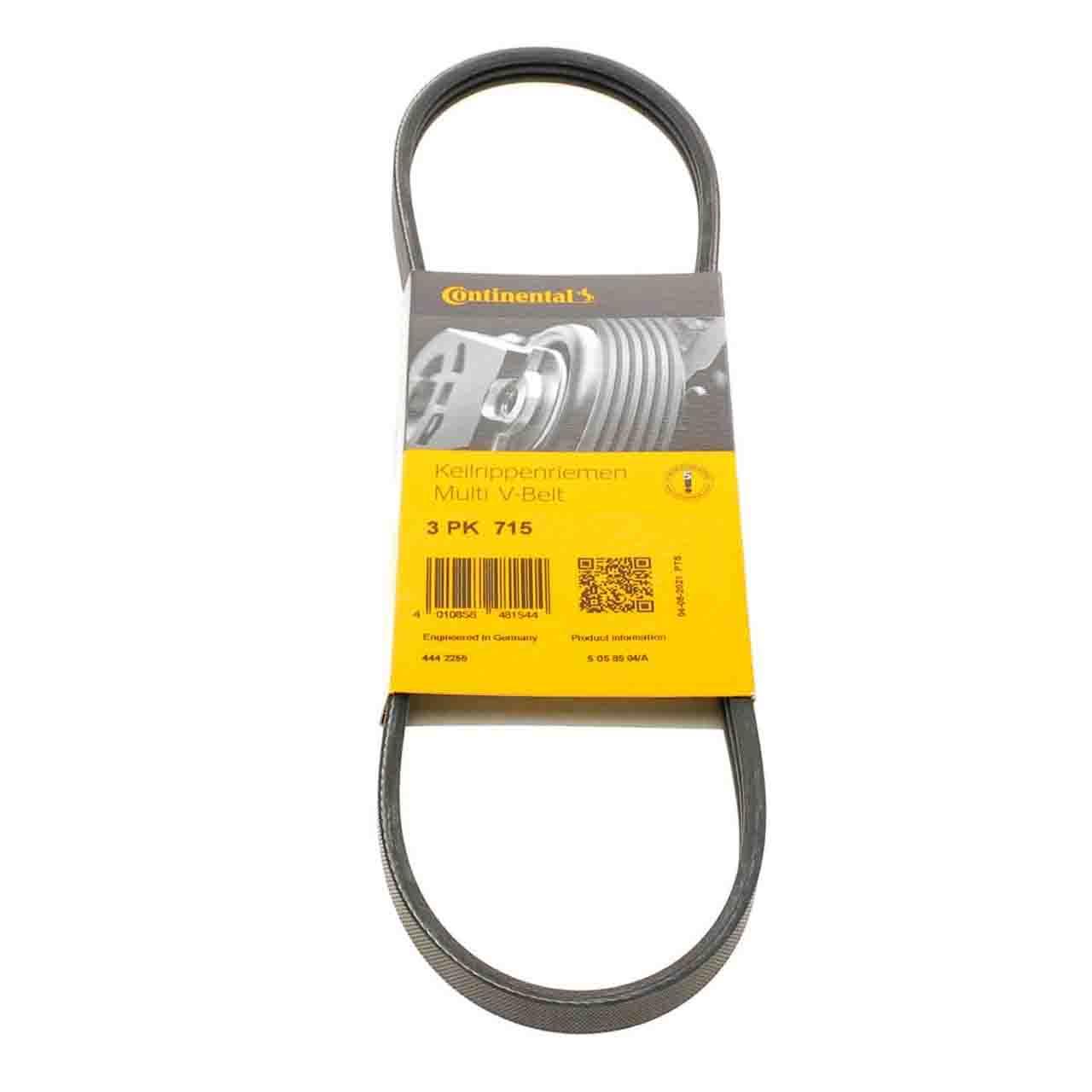 Ремінь 3PK715 Contitech (Німеччина) генератора поліклинові | многоручейковый 3РК 715