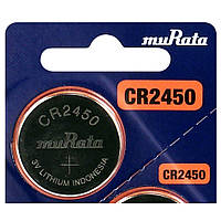 Батарейка литиевая Murata CR2450, 3V, 1шт