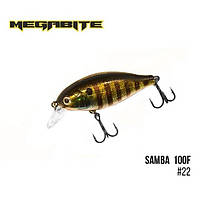 Воблер Megabite Samba 100SP 22