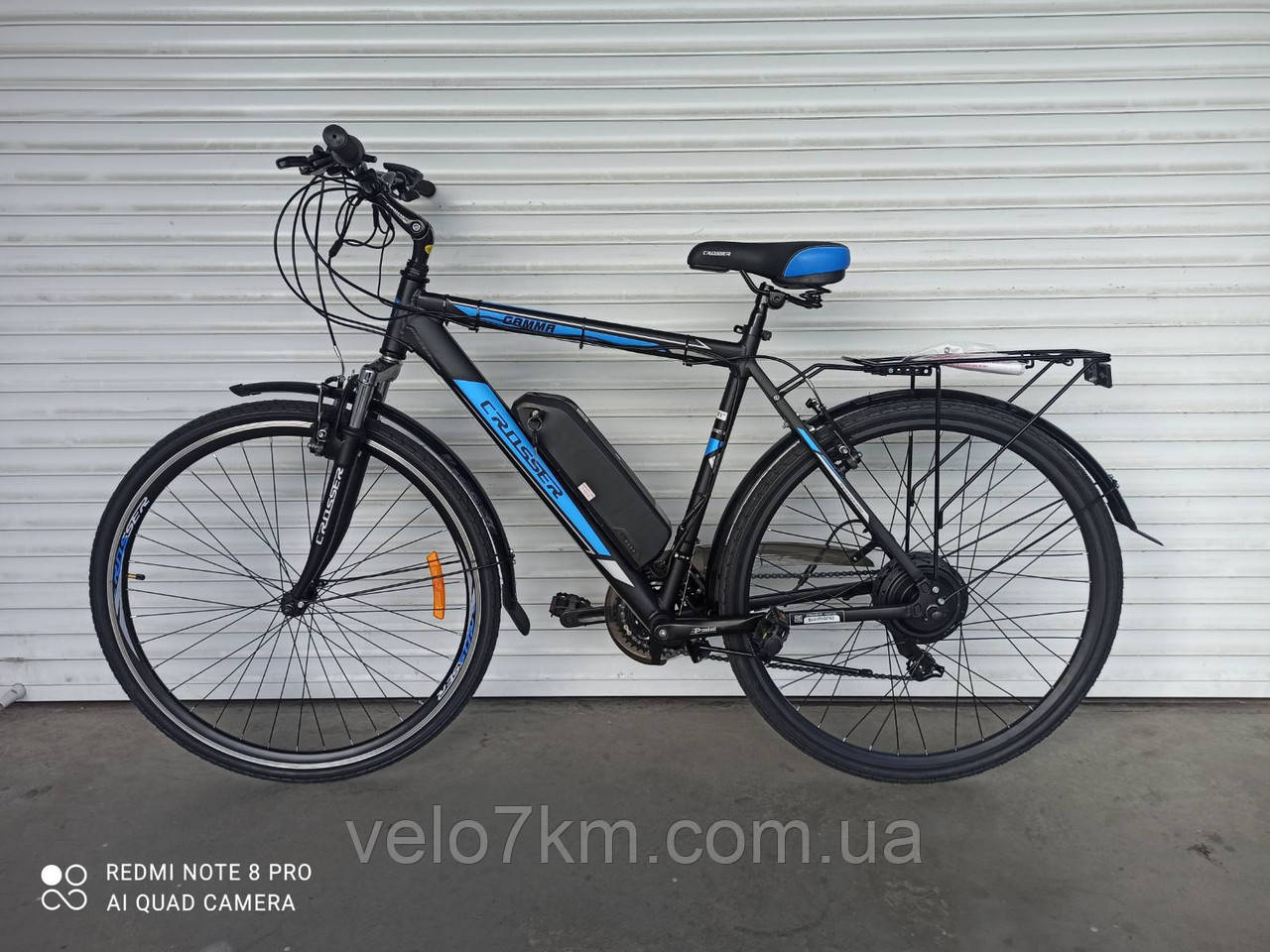 Электровелосипед Crosser Gamma 28" алюминиевый, мощность 500 вт, 40 км/ч, PAS система