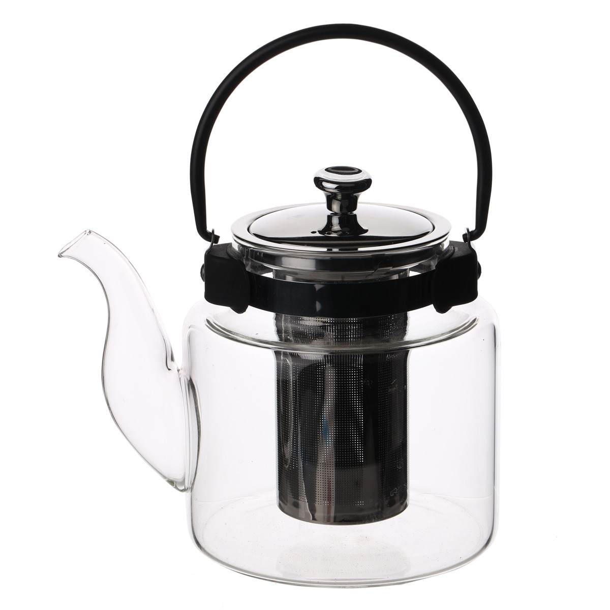 Заварочный Стеклянный Чайник с Металлической Крышкой 800 Мл 18905-024 ...