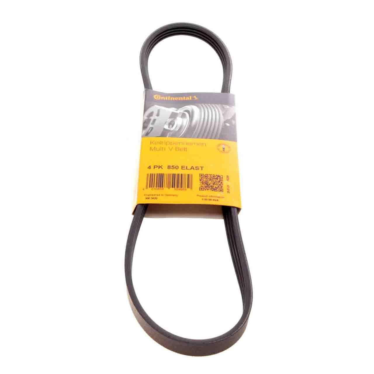 Ремінь 4PK850 ELAST Contitech (Німеччина) генератора поліклинові | многоручейковый 4РК 850 ELAST