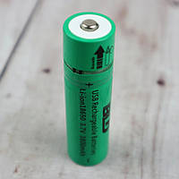 Аккумулятор 18650 Li-ion 3800mah c USB зарядкой Батарейка для фонарика (Настоящие фото)